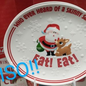 Rudolph Christmas Cookie Plate